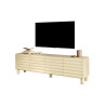 Meuble TV moderne 202 cm coloris crème Adriatic