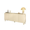 Buffet/bahut moderne 4 portes coloris crème Adriatic