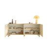 Buffet/bahut moderne 4 portes coloris crème Adriatic