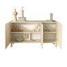 Buffet/bahut moderne 3 portes coloris crème Adriatic