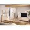Buffet/bahut moderne 3 portes coloris crème Adriatic