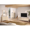 Buffet/bahut moderne 3 portes coloris crème Adriatic