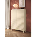 Buffet haut moderne coloris cr&egrave;me Adriatic