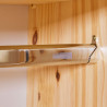 Armoire style campagne en pin massif naturel Hada