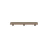 Plafonnier bar moderne 3 lampes en métal beige Siria