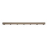 Plafonnier bar moderne 7 lampes en métal beige Siria