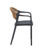 Fauteuil de terrasse extérieur empilable en polypropylène Limbourg
