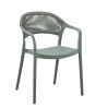 Fauteuil de terrasse extérieur empilable en polypropylène Limbourg