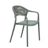 Fauteuil de terrasse extérieur empilable en polypropylène Limbourg