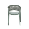 Fauteuil de terrasse extérieur empilable en polypropylène Limbourg