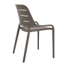 Lot de 4 fauteuils de café pour terrasse en polypropylène Sulice