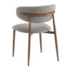Chaise de restaurant en tissu Blondie (lot de 2)