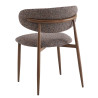 Chaise de restaurant en tissu Blondie (lot de 2)
