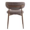 Chaise de restaurant en tissu Blondie (lot de 2)