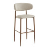 Tabouret de bar en tissu Blondie (lot de 2)