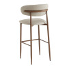 Tabouret de bar en tissu Blondie (lot de 2)