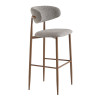 Tabouret de bar en tissu Blondie (lot de 2)