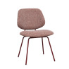 Chaise de restaurant en tissu Frankie (lot de 2)