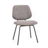 Chaise de restaurant en tissu Frankie (lot de 2)