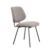 Chaise de restaurant en tissu Frankie (lot de 2)