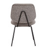 Chaise de restaurant en tissu Frankie (lot de 2)