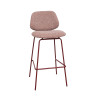 Tabouret de restaurant en tissu Frankie (lot de 2)