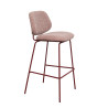 Tabouret de restaurant en tissu Frankie (lot de 2)