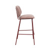 Tabouret de restaurant en tissu Frankie (lot de 2)