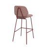 Tabouret de restaurant en tissu Frankie (lot de 2)