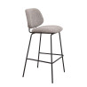 Tabouret de restaurant en tissu Frankie (lot de 2)