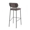 Tabouret de brasserie en tissu velours Manureva (lot de 2)