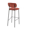 Tabouret de brasserie en tissu velours Manureva (lot de 2)