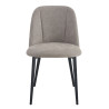 Chaise de restaurant en tissu Magda (lot de 2)