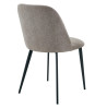 Chaise de restaurant en tissu Magda (lot de 2)