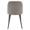 Chaise de restaurant en tissu Magda (lot de 2)