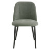 Chaise de restaurant en tissu Magda (lot de 2)
