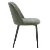 Chaise de restaurant en tissu Magda (lot de 2)