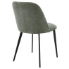 Chaise de restaurant en tissu Magda (lot de 2)