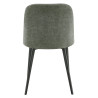 Chaise de restaurant en tissu Magda (lot de 2)