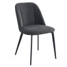 Chaise de restaurant en tissu Magda (lot de 2)