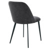 Chaise de restaurant en tissu Magda (lot de 2)