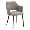 Fauteuil de restaurant en tissu Magda (lot de 2)