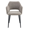 Fauteuil de restaurant en tissu Magda (lot de 2)