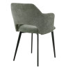 Fauteuil de restaurant en tissu Magda (lot de 2)