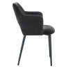 Fauteuil de restaurant en tissu Magda (lot de 2)