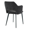 Fauteuil de restaurant en tissu Magda (lot de 2)