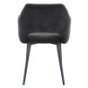 Fauteuil de restaurant en tissu Magda (lot de 2)