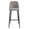 Tabouret de restaurant en tissu Magda (lot de 2)