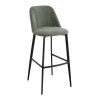 Tabouret de restaurant en tissu Magda (lot de 2)