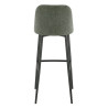 Tabouret de restaurant en tissu Magda (lot de 2)